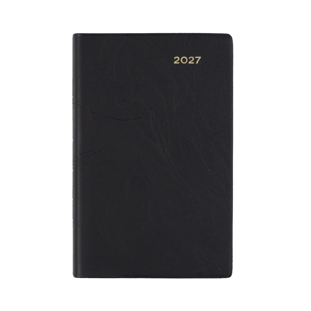 Collins Belmont 2027 Pocket Diary (B7R, Day to a Page) - Black - view 2