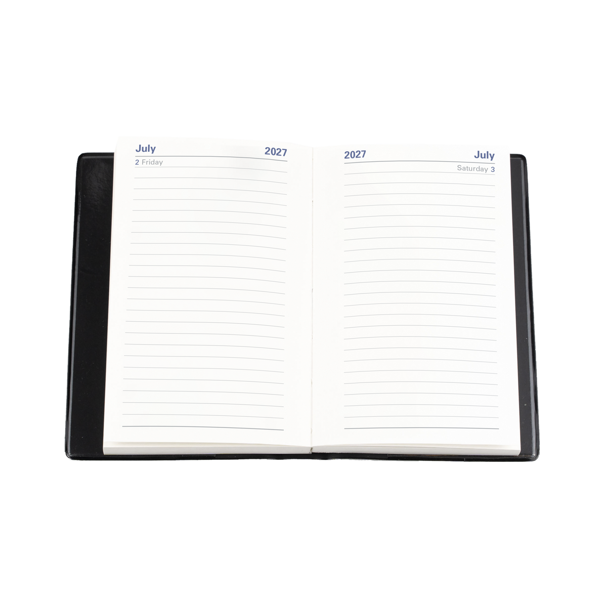 Collins Belmont 2027 Pocket Diary (B7R, Day to a Page) - Black - view 4