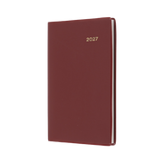 Collins Belmont 2027 Pocket Diary (B7R, Week to View) - Burgundy