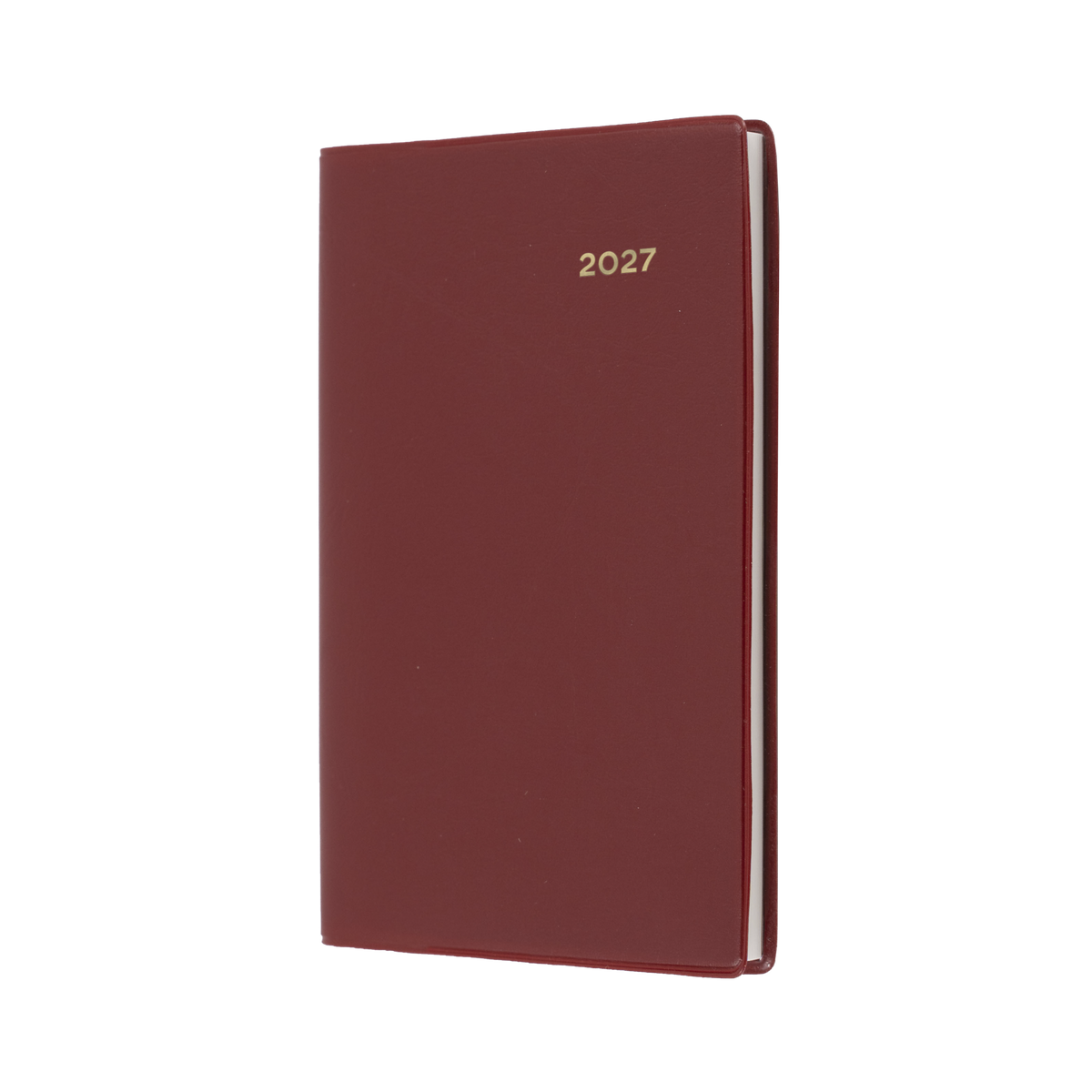 Collins Belmont 2027 Pocket Diary (B7R, Week to View) - Burgundy