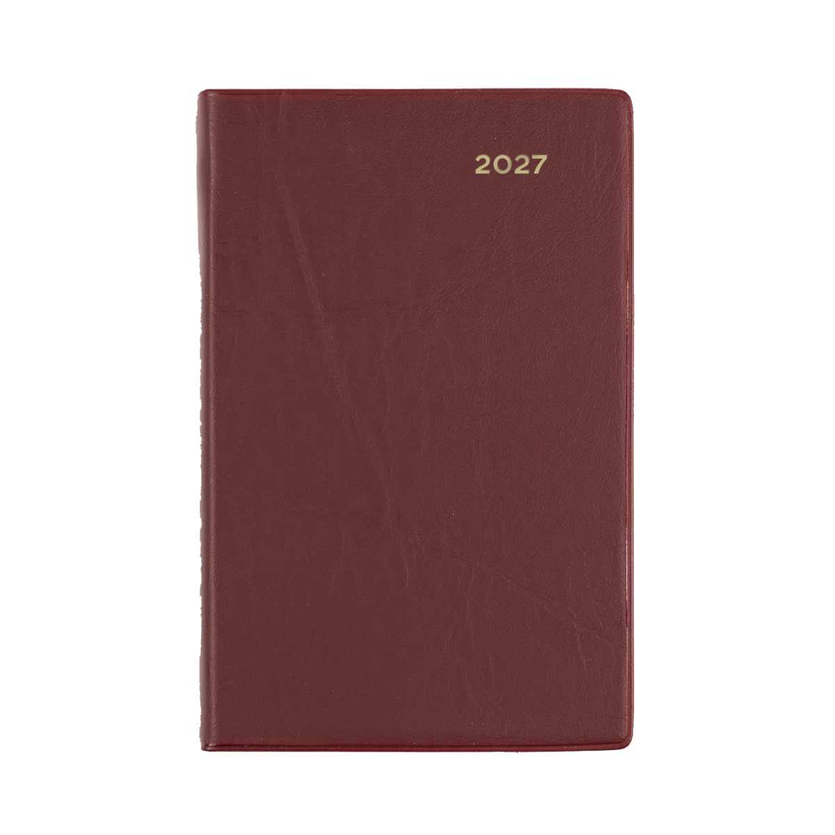 Collins Belmont 2027 Pocket Diary (B7R, Week to View) - Burgundy - view 2