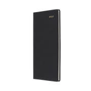 Collins Belmont 2027 Diary (B6/7, Week to View, Slimline, Landscape) - Black