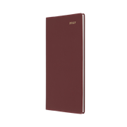 Collins Belmont 2027 Diary (B6/7, Week to View, Slimline, Portrait) - Burgundy