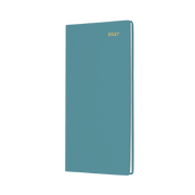 Collins Belmont 2027 Diary (B6/7, Week to View, Slimline, Portrait) - Teal