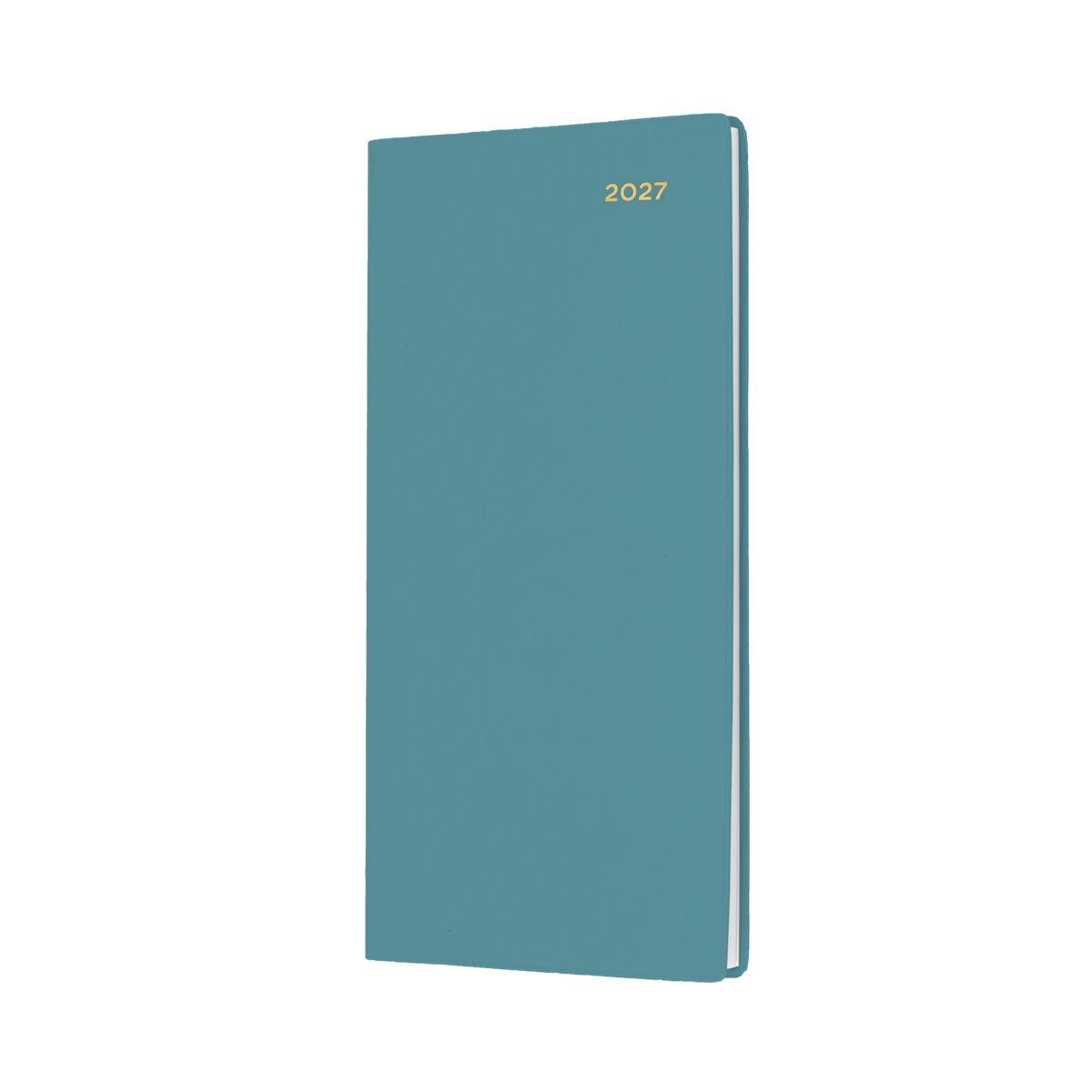 Collins Belmont 2027 Diary (B6/7, Week to View, Slimline, Portrait) - Teal