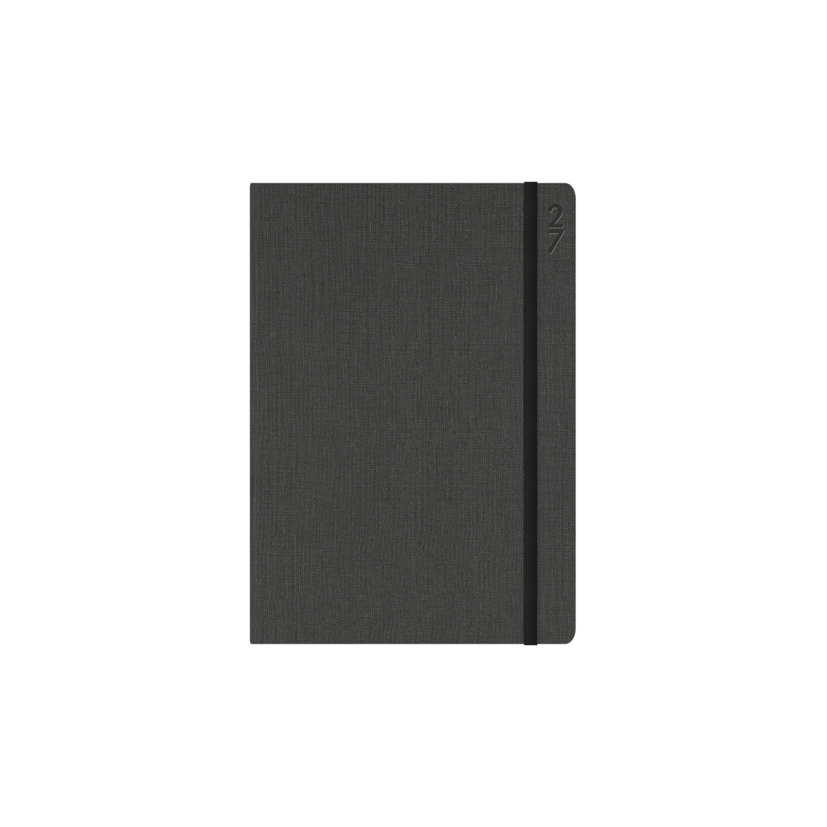 Collins Debden Designer 2027 Diary (A5, Day to a Page) - Charcoal - view 2