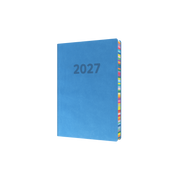 Collins Edge Rainbow 2027 Diary (A5, Day to a Page) - Blue