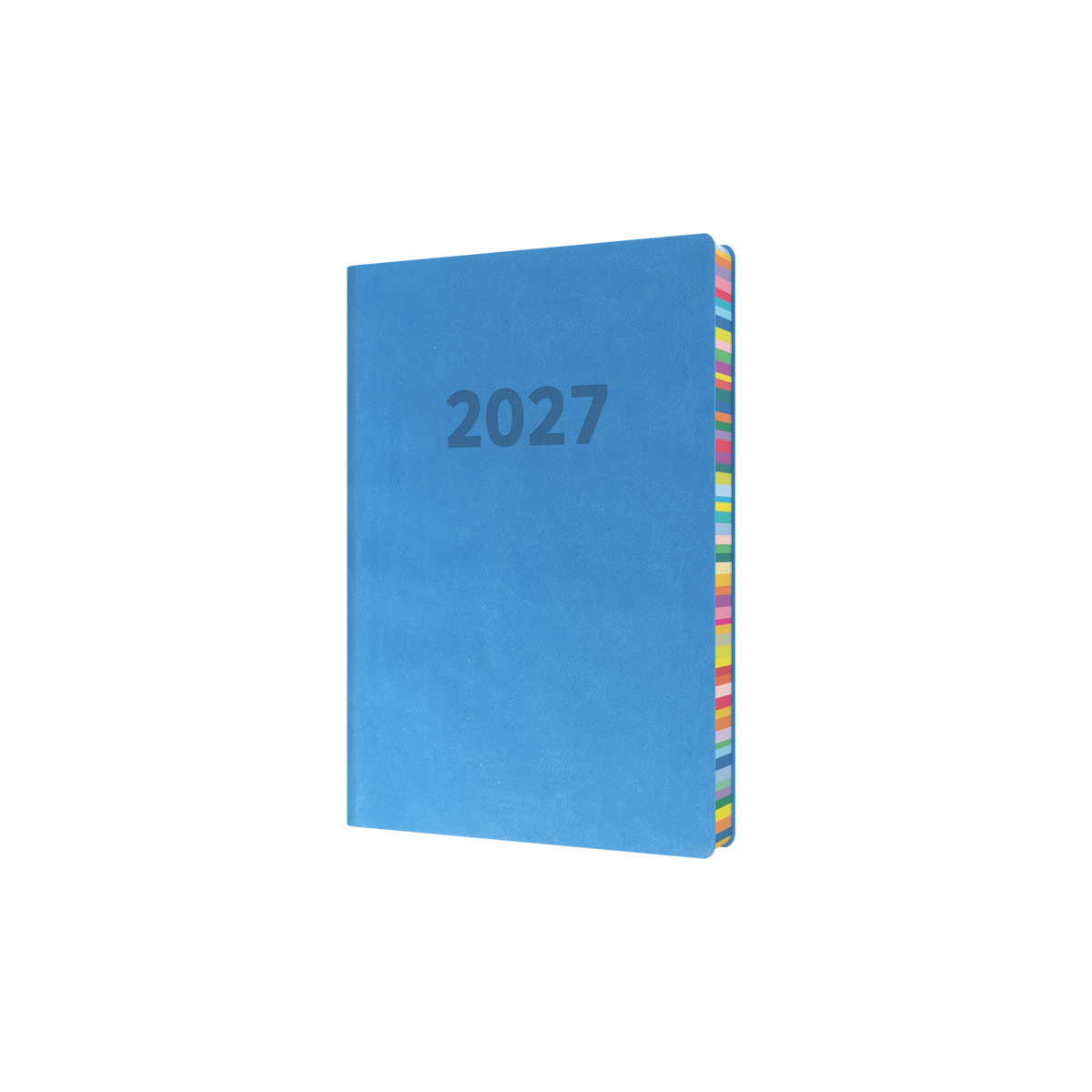 Collins Edge Rainbow 2027 Diary (A5, Day to a Page) - Blue