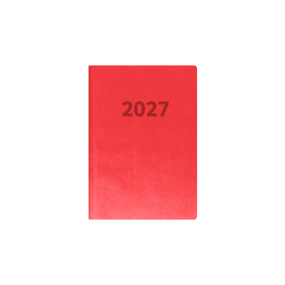 Collins Edge Rainbow 2027 Diary (A5, Week to View) - Red - view 2