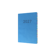 Collins Edge Rainbow 2027 Diary (A5, Week to View) - Blue