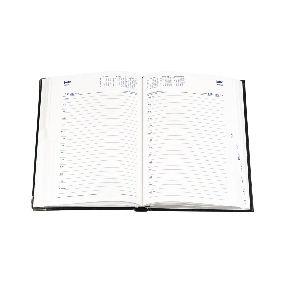 Collins Debden Management Edition 2027 Diary (A5, Day to a Page) - Black - view 4