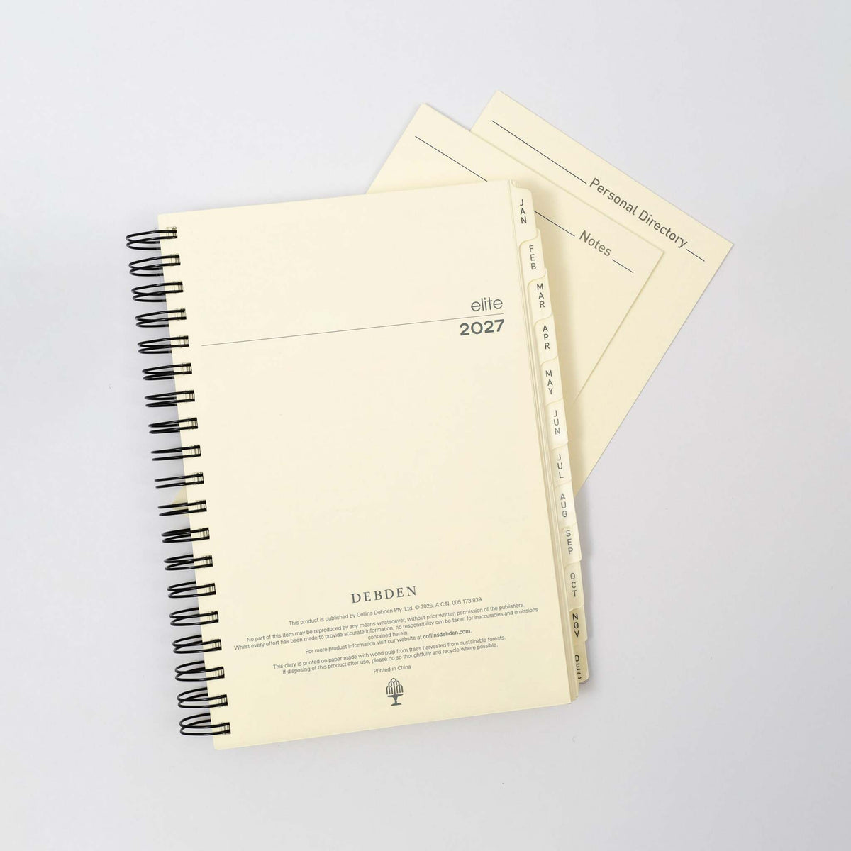 Collins Debden Elite 2027 Diary Refill (246 x 164mm, Day to a Page)