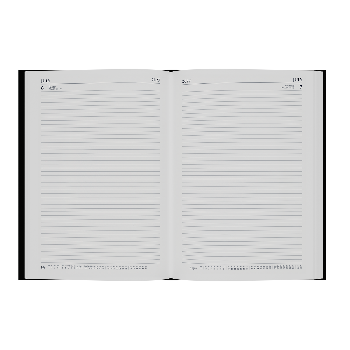 Collins Essential 2027 Diary (A4, Day to a Page) - Black - view 4