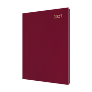 Collins Essential 2027 Diary (A4, Day to a Page) - Maroon