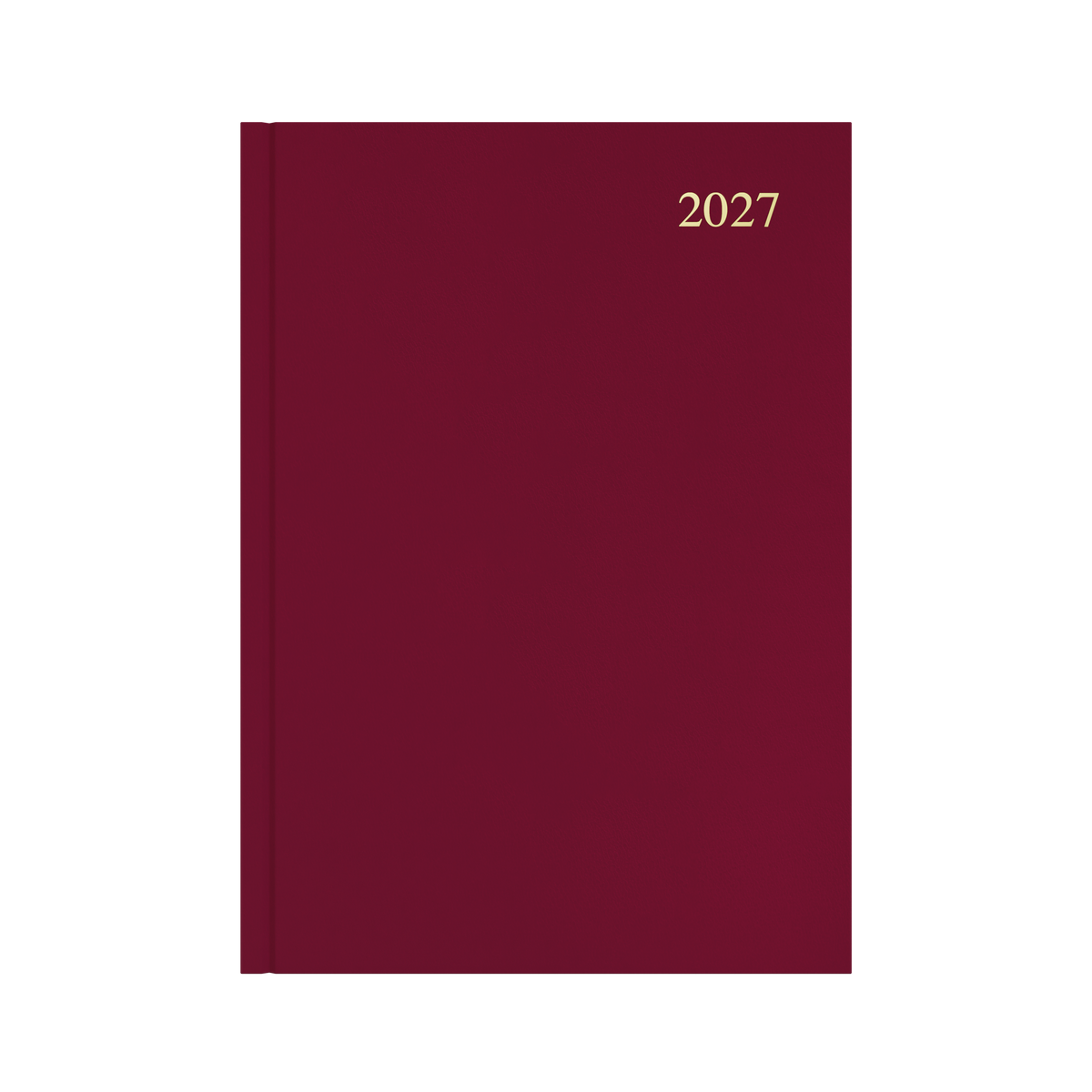 Collins Essential 2027 Diary (A4, Day to a Page) - Maroon - view 2