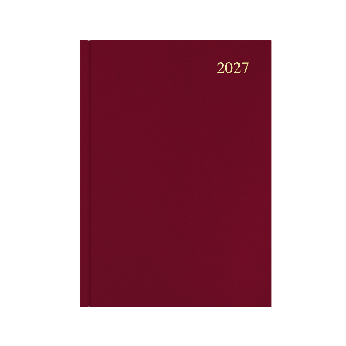 Collins Essential 2027 Diary (A4, Week to View) - Maroon - view 2