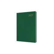 Collins Essential 2027 Diary (A5, Day to a Page) - Green