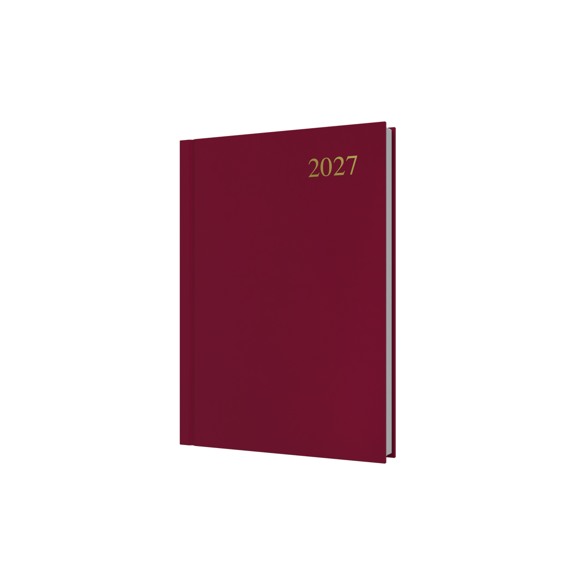 Collins Essential 2027 Diary (A5, Day to a Page) - Maroon