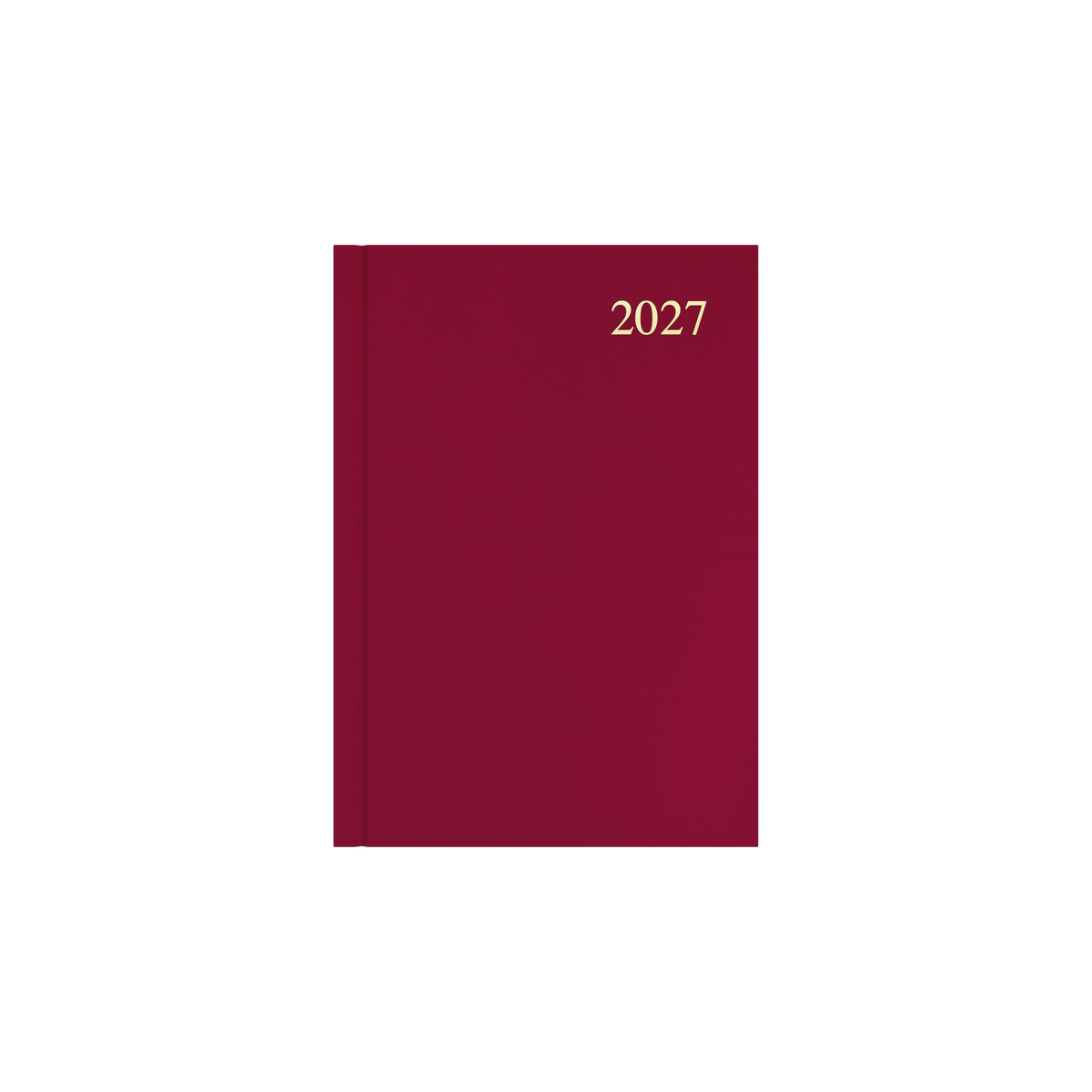 Collins Essential 2027 Diary (A5, Week to View) - Maroon - view 2