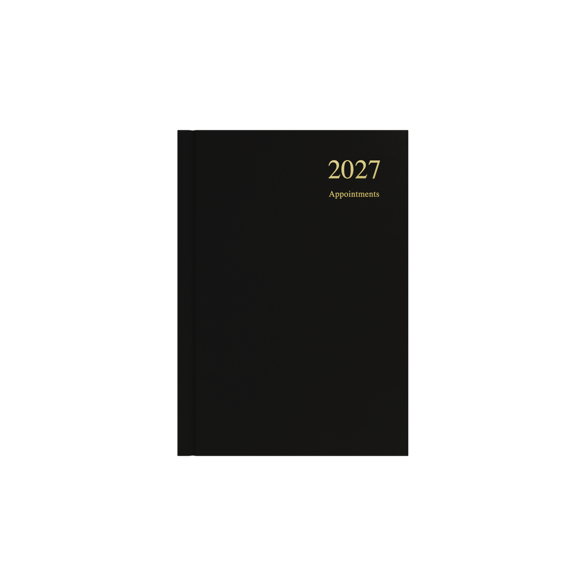 Collins Essential 2027 Appointment Diary (A5, Day to a Page) - Black - view 2