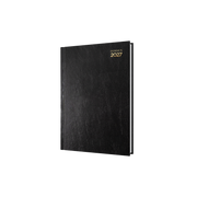 Collins Debden Kyoto 2027 Diary (A5, Day to a Page) - Black