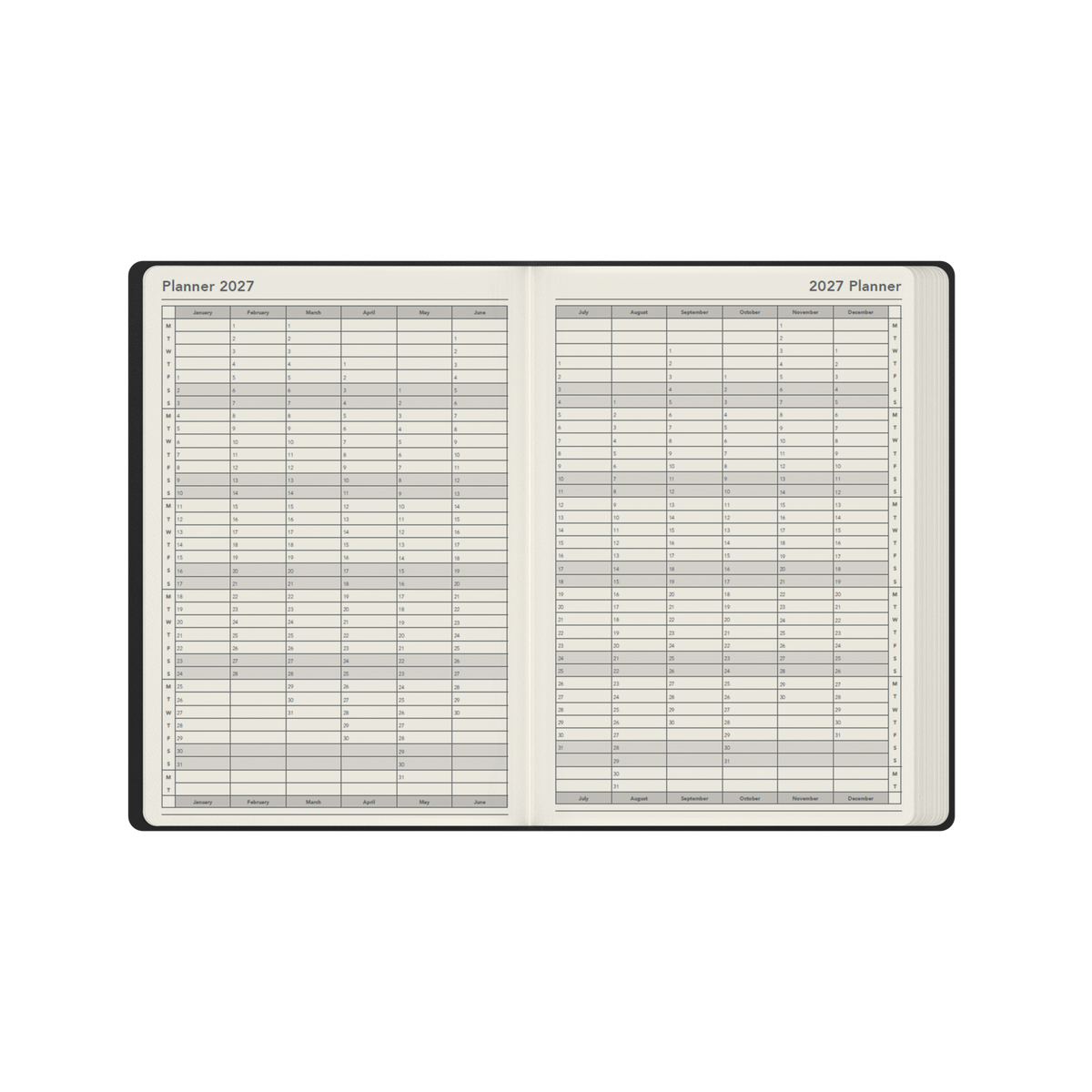 Collins Legacy 2027 Diary (A4, Day to a Page) - Black - view 5