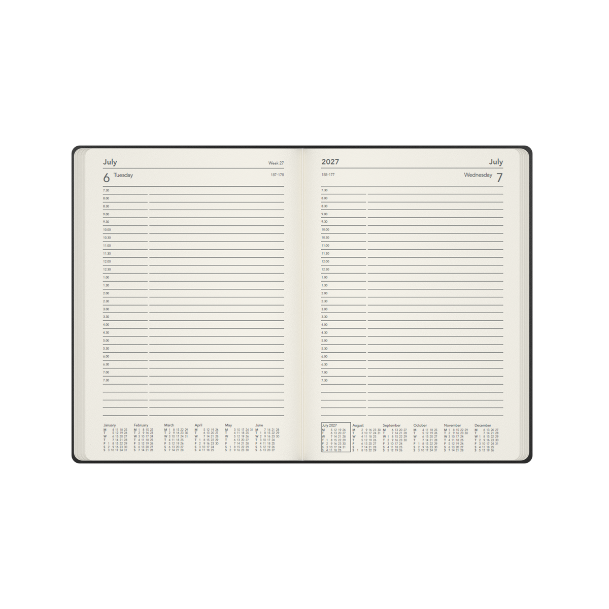 Collins Legacy 2027 Diary (A5, Day to a Page) - Black - view 4