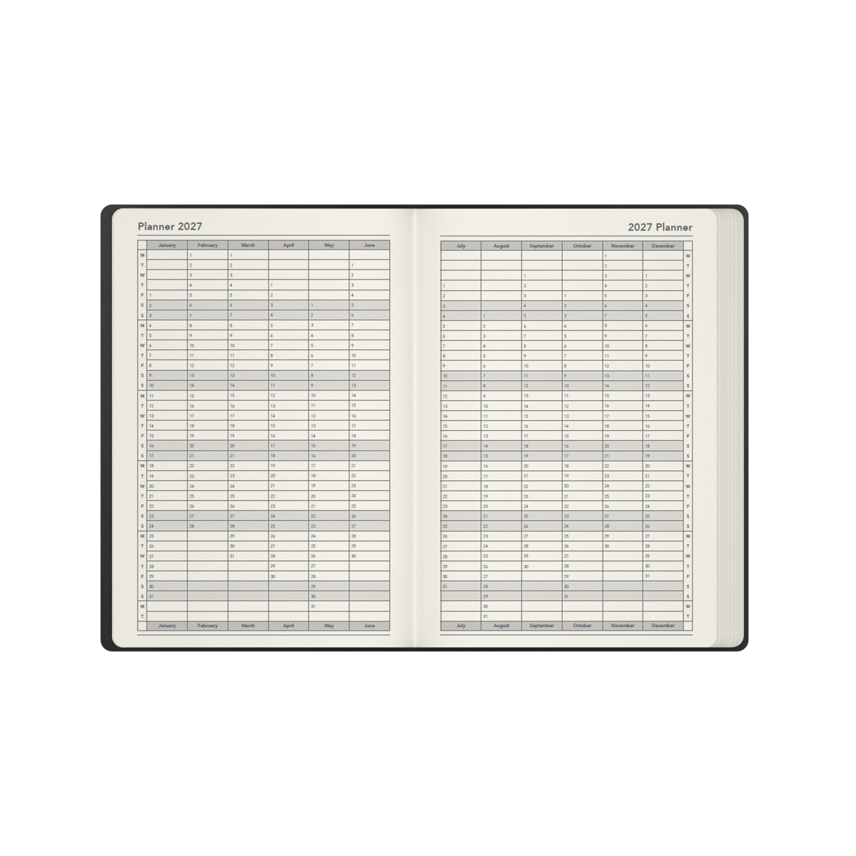 Collins Legacy 2027 Diary (A5, Week to View) - Black - view 5