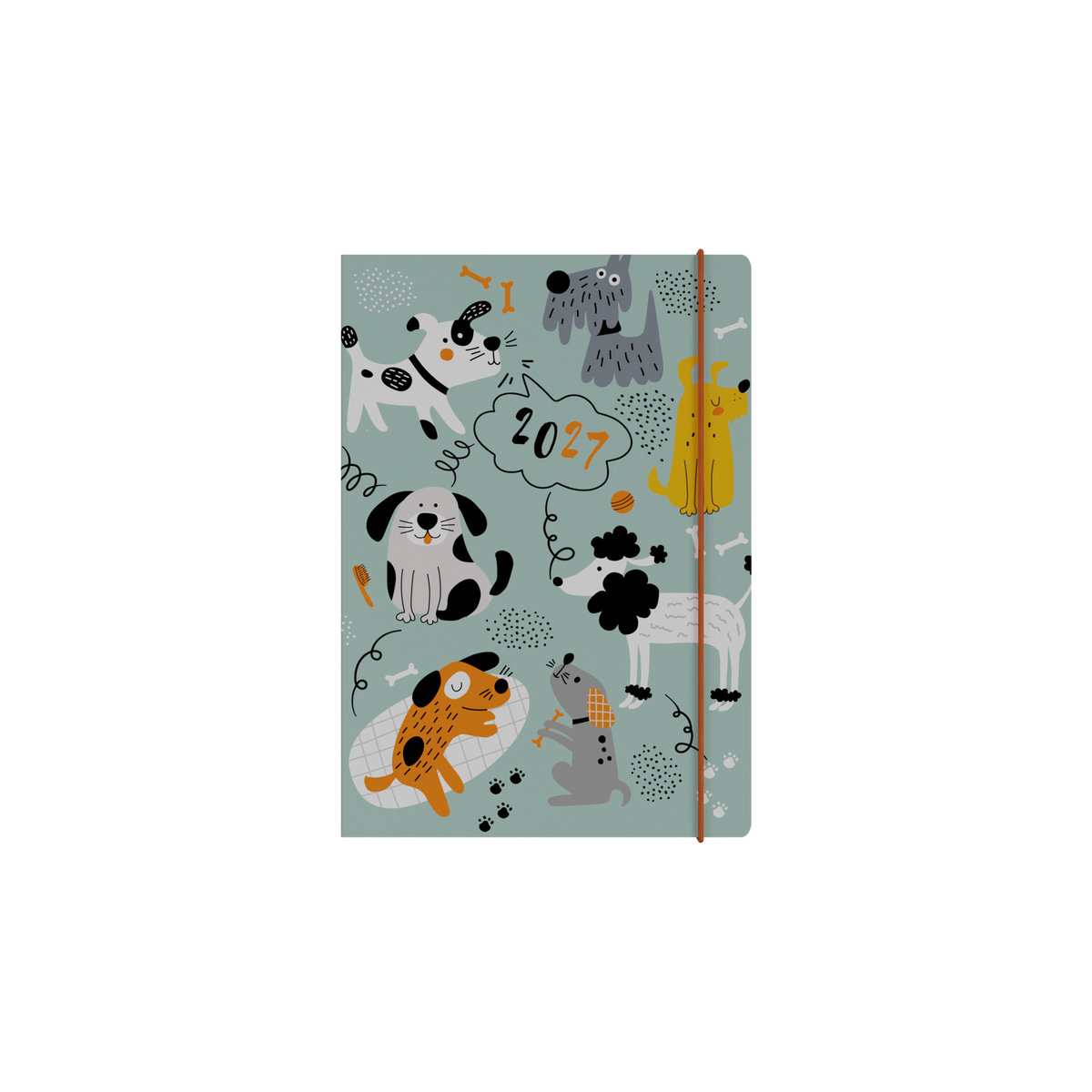 Collins Maru 2027 Diary (A5, Week to View) - Dog - view 2