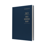 Collins Debden 2027 Table Booking Diary (A4, 2 Pages per Day) - Blue