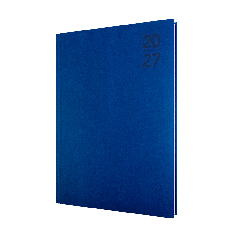 Collins Debden Silhouette 2027 Diary (A4, Day to a Page) - Navy