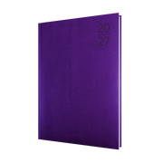 Collins Debden Silhouette 2027 Diary (A4, Day to a Page) - Purple