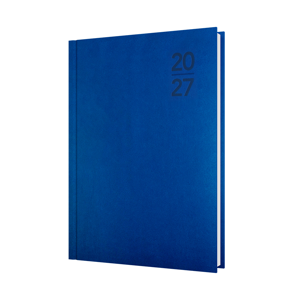 Collins Debden Silhouette 2027 Diary (A5, Day to a Page) - Navy