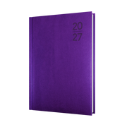 Collins Debden Silhouette 2027 Diary (A5, Day to a Page) - Purple