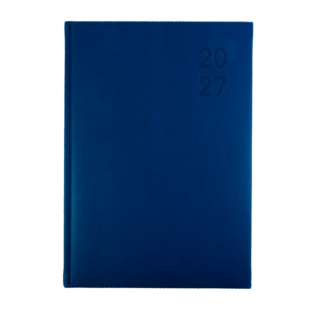 Collins Debden Silhouette 2027 Diary (A5, Week to View) - Navy - view 2