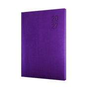 Collins Debden Silhouette 2027 Diary (A5, Week to View) - Purple