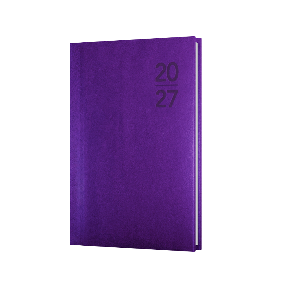 Collins Debden Silhouette 2027 Pocket Diary (B7R, Week to View) - Purple