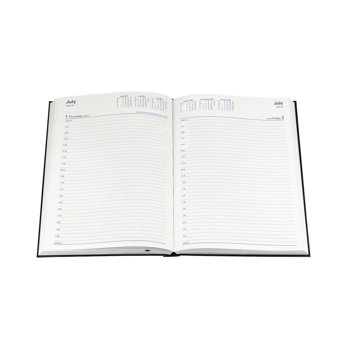 Collins Sterling 2027 Diary (A4, Day to a Page) - Black - view 4
