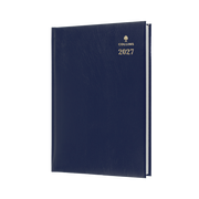 Collins Sterling 2027 Diary (A4, Day to a Page) - Blue