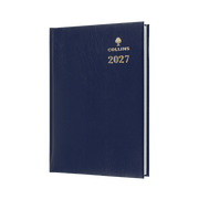 Collins Sterling 2027 Diary (A5, Day to a Page) - Blue