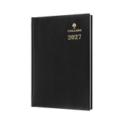 Collins Sterling 2027 Diary (A5, Week to View) - Black