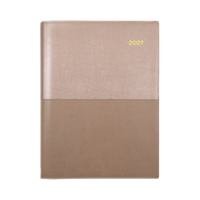 Collins Vanessa 2027 Diary (A4, Day to a Page) - Rose Gold