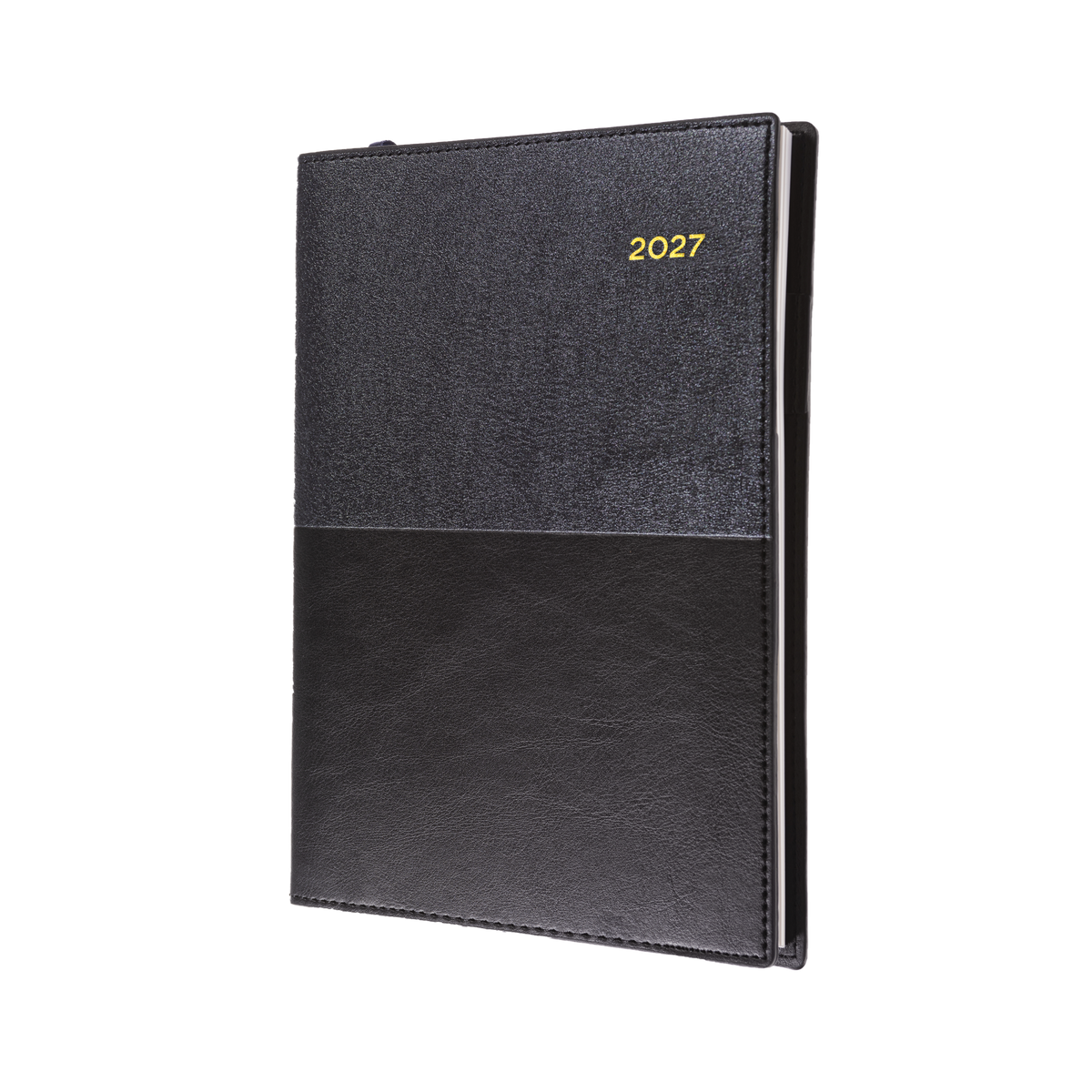Collins Vanessa 2027 Diary (A4, 2 Days to a Page) - Black