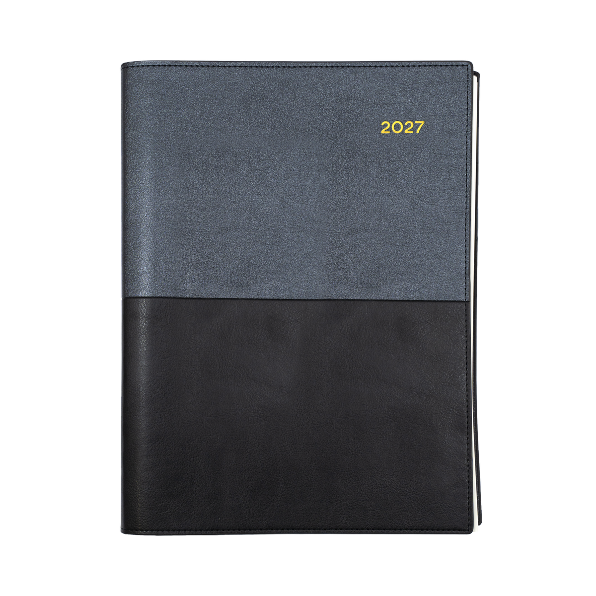 Collins Vanessa 2027 Diary (A4, 2 Days to a Page) - Black - view 2