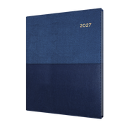 Collins Vanessa 2027 Diary (Quarto, Week to View, Vertical) - Blue
