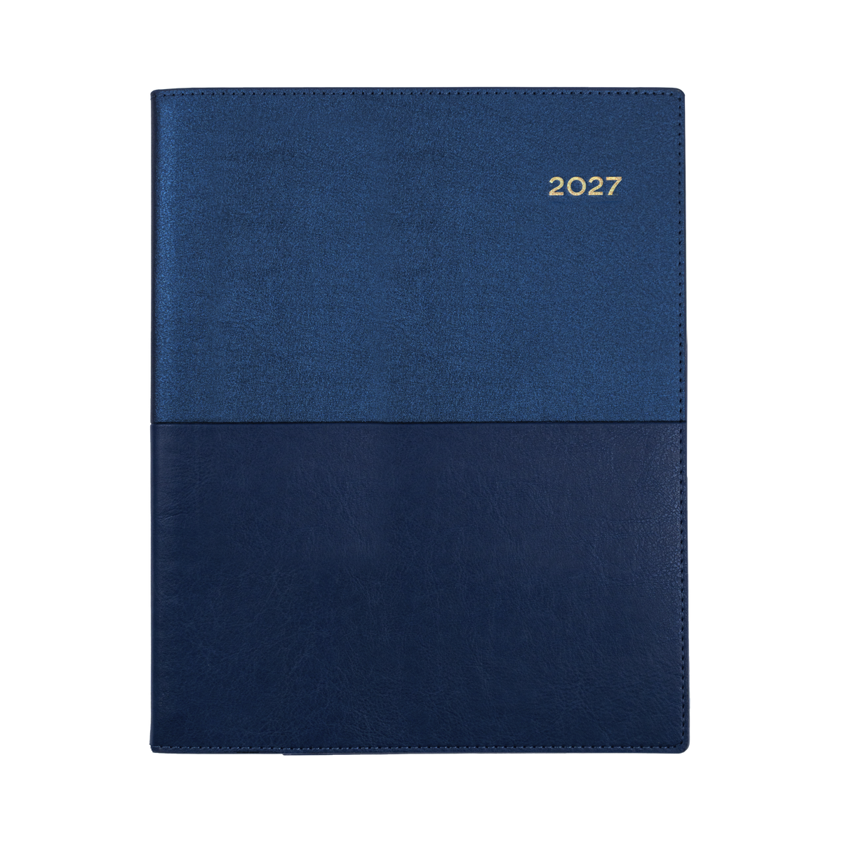 Collins Vanessa 2027 Diary (Quarto, Week to View, Vertical) - Blue - view 2