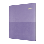 Collins Vanessa 2027 Diary (Quarto, Week to View, Vertical) - Purple