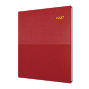 Collins Vanessa 2027 Diary (Quarto, Week to View, Vertical) - Red