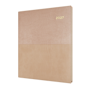 Collins Vanessa 2027 Diary (Quarto, Week to View, Vertical) - Rose Gold