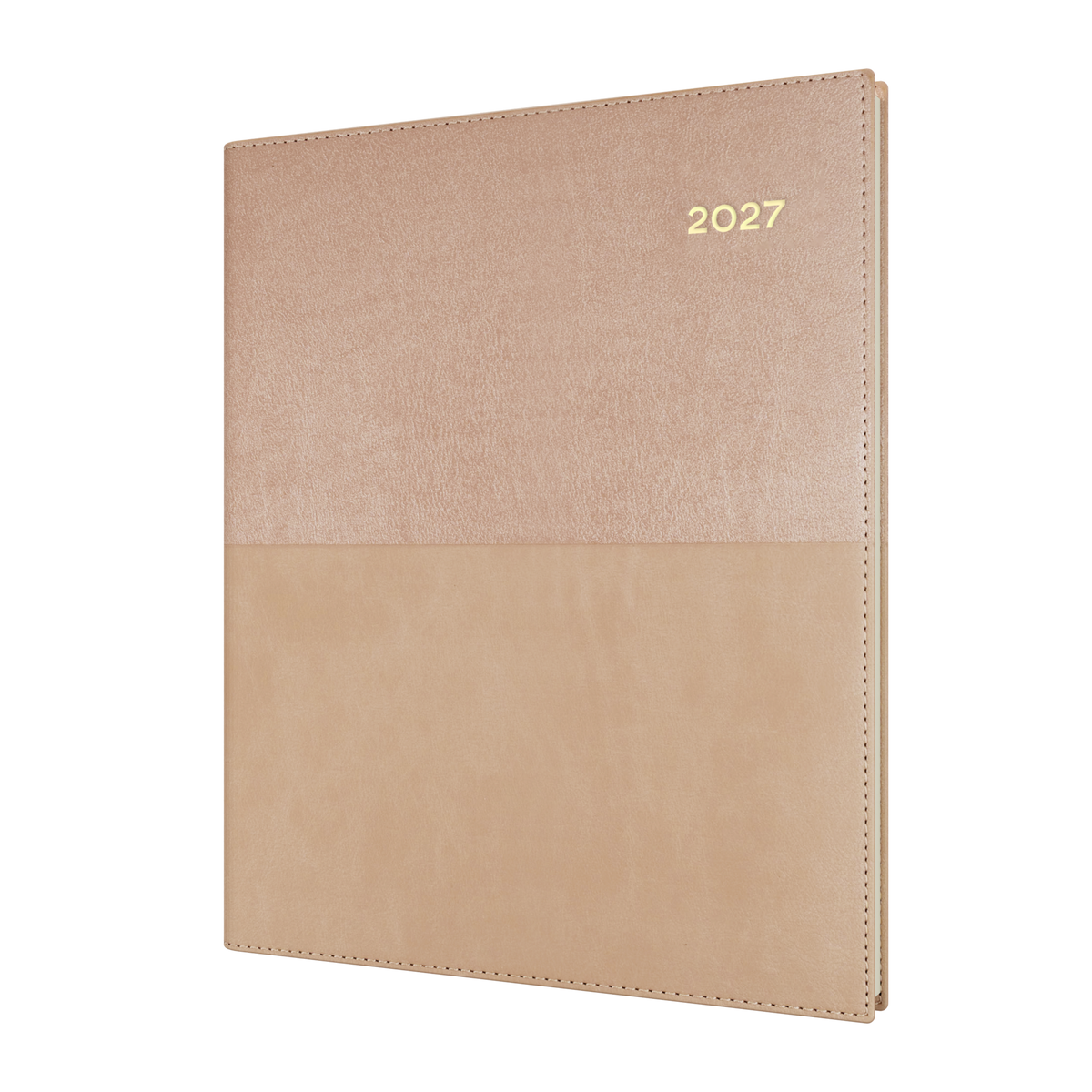 Collins Vanessa 2027 Diary (Quarto, Week to View, Vertical) - Rose Gold